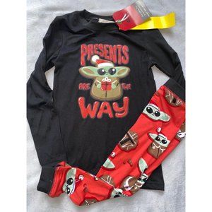 Star Wars Slumber Yoda Christmas pajamas PJ Grogu The child  4T Mandalorian